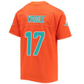 Custom #17 Orange MIA Football Shirt Top