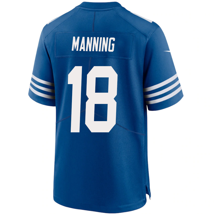 Custom #18 Royal IND Football Shirt Top