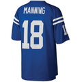 IN.Colts #18 Peyton Manning Player Mitchell & Ness Royal Legacy Football Jerseys