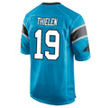 Custom #19 Blue CAR Football Shirt Top