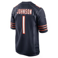 C.Bears #1 Jaylon Johnson Navy Player Game Jersey Stitched American Football Jerseys