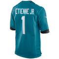 Custom #1 Teal JAX Football Shirt Top
