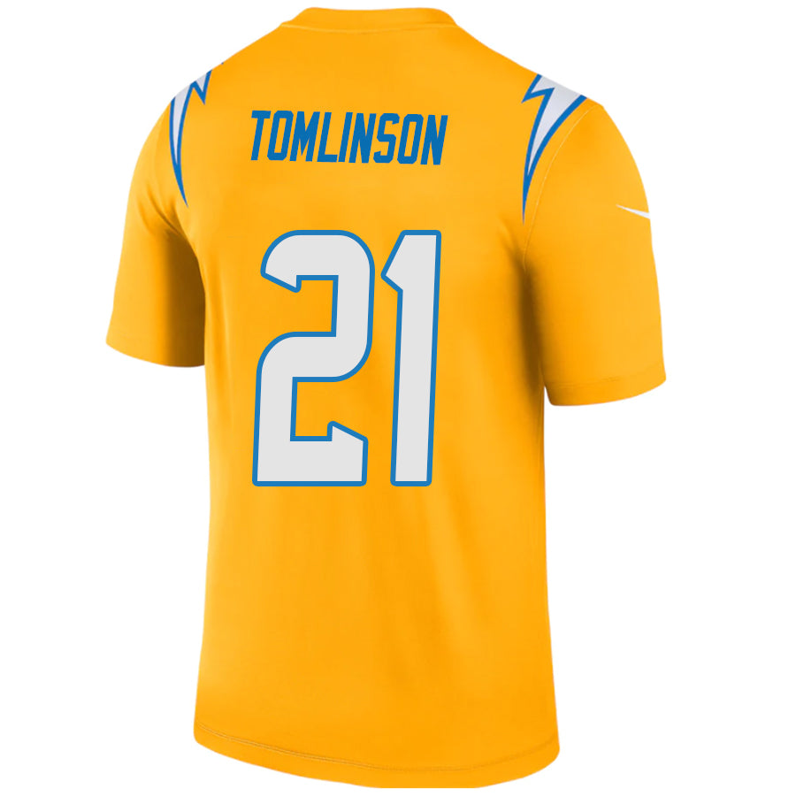 Custom #21 Gold LAC Football Shirt Top