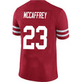 #23 Christian McCaffrey Player SF.49ers Red Stitched Game Football Jerseys