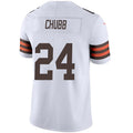 Custom #24 White CLE Football Shirt Top