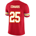 Custom #25 Red KC Football Shirt Top