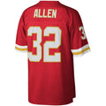 Custom #32 Red 1994 KC Football Shirt Top