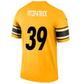 #39 Minkah Fitzpatrick Player P.Steelers Gold Stitched Game Football Jerseys
