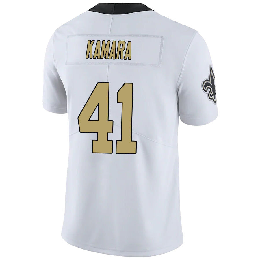 Custom #41 White NO Football Shirt Top