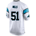C.Panthers #51 Sam Mills White Stitched Player Game Football Jerseys