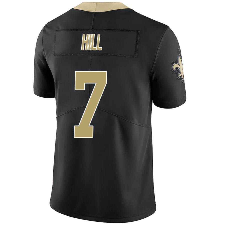Custom #7 Black NO Football Shirt Top
