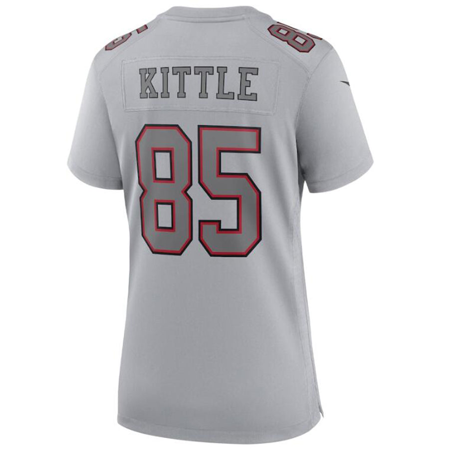 Custom #85 Gray SF Football Shirt Top