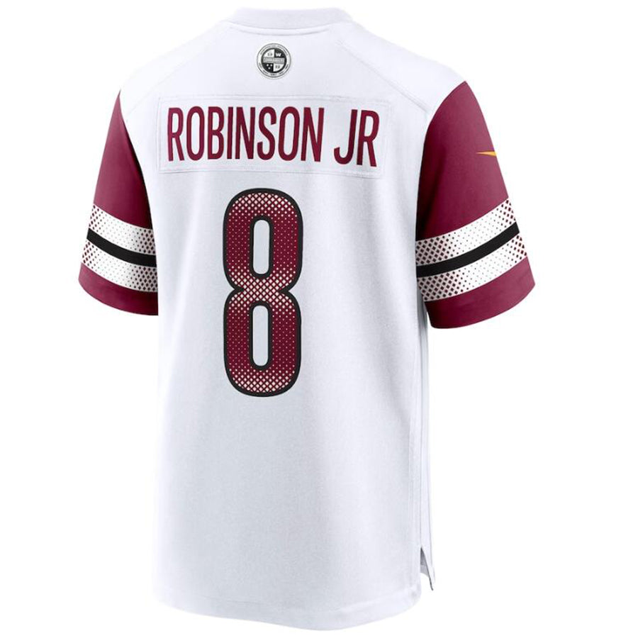 Custom #8 White WAS Football Shirt Top