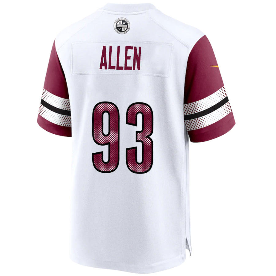 Custom #93 White WAS Football Shirt Top