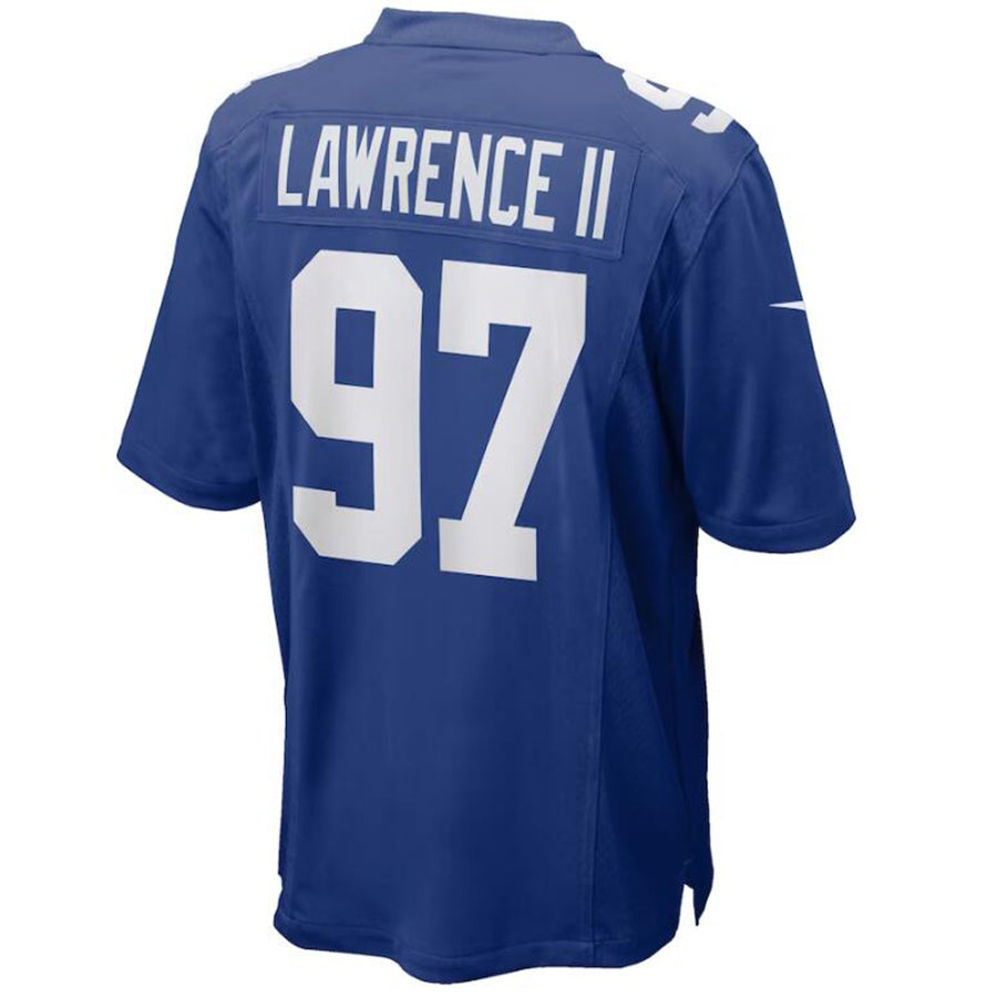 Custom #97 Royal NYG Football Shirt Top