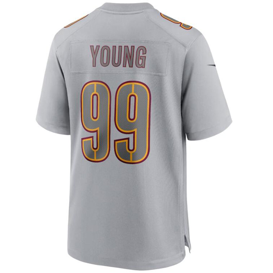Custom #99 Gray WAS Football Shirt Top