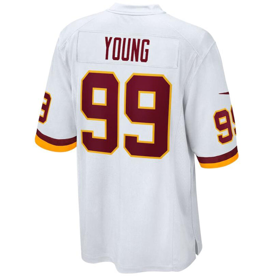 Custom #99 White WAS Football Shirt Top