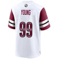 Custom #99 White WAS Football Shirt Top
