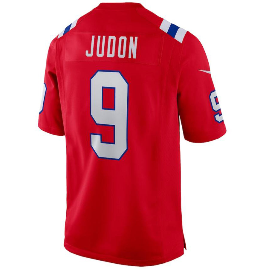 Custom #9 Red NE Football Shirt Top