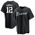 A.Braves #12 Sean Murphy Player Black Limited Replica Baseball Jerseys