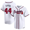 Custom #44 White ATL Baseball Shirt Top