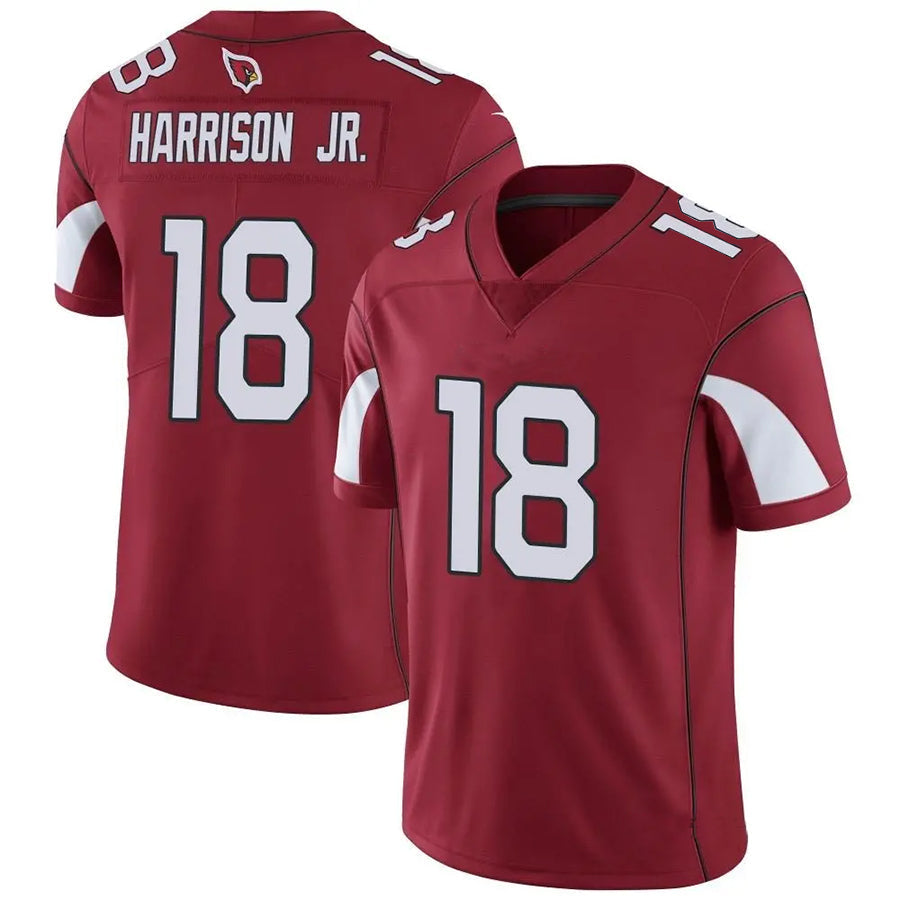Custom #18 Red ARI Football Shirt Top