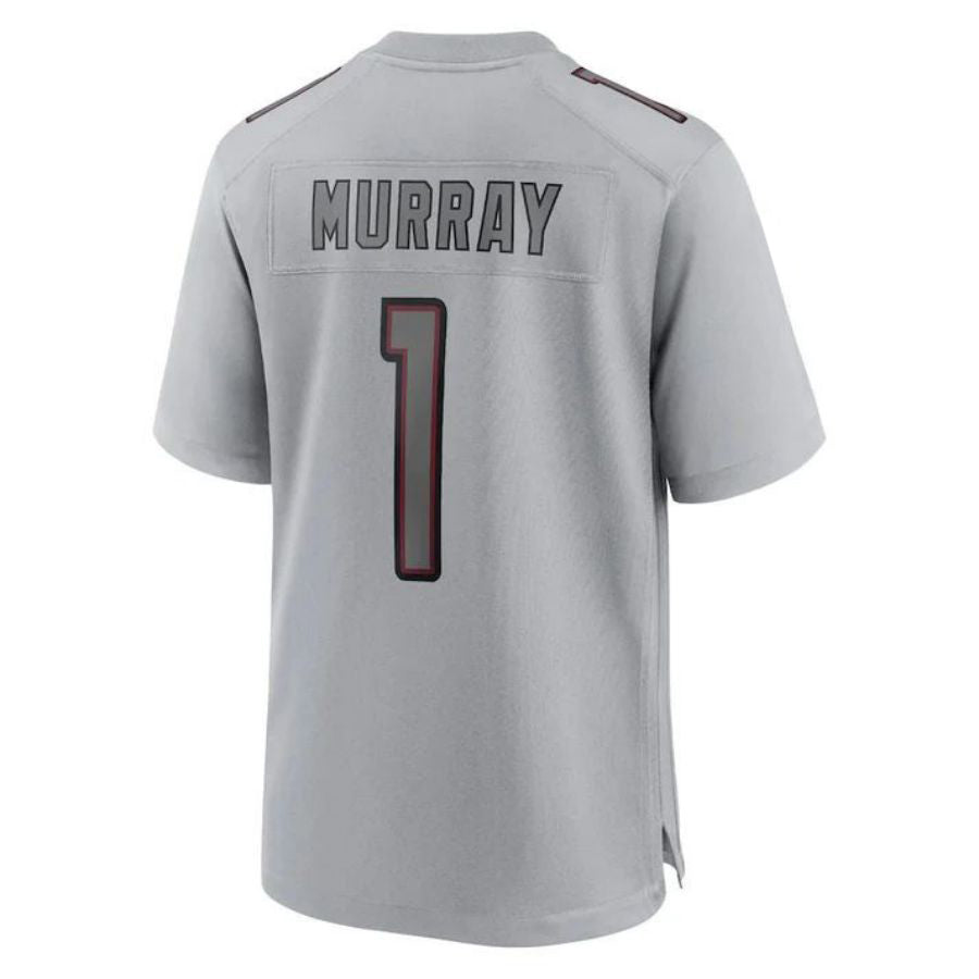 Custom #1 Gray ARI Football Shirt Top