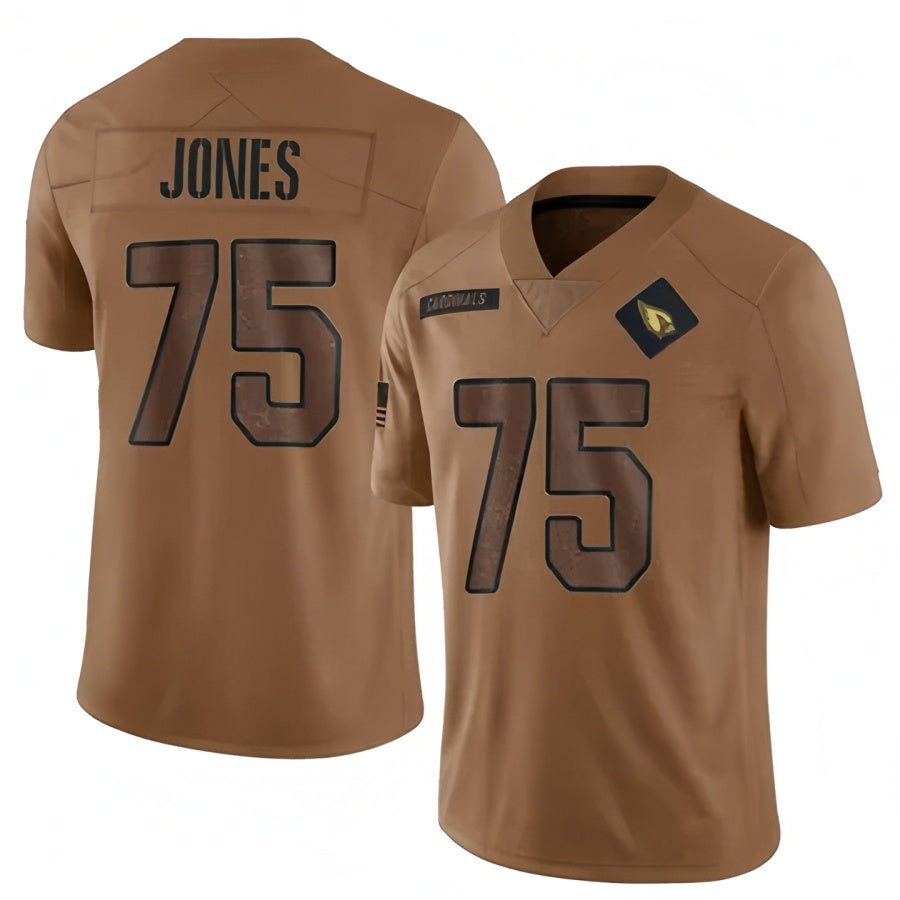 Custom #75 Brown ARI Football Shirt Top