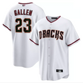 Custom #23 White ARI Baseball Shirt Top