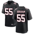 Custom #55 Black Throwback ATL Football Shirt Top
