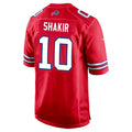 Custom #10 Red BUF Football Shirt Top