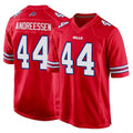 Custom #44 Red BUF Football Shirt Top