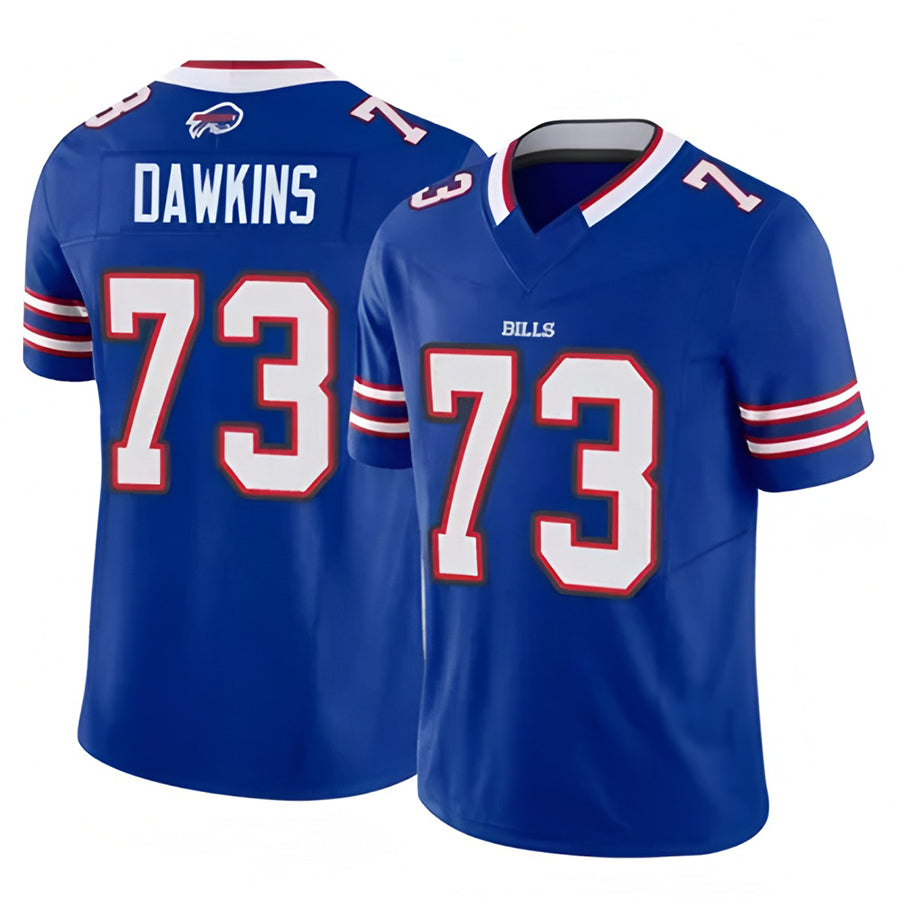 Custom #73 Royal BUF Football Shirt Top