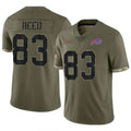 Custom #83 Olive BUF Football Shirt Top