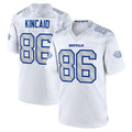 Custom #86 White BUF Football Shirt Top