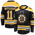 Custom #11 Black BOS Hockey Shirt Top