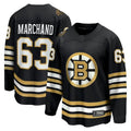 Custom #63 Black BOS Hockey Shirt Top