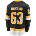 Custom #63 Black BOS Hockey Shirt Top