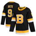 Custom #9 Black BOS Hockey Shirt Top