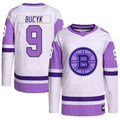 Custom #9 BOS Hockey Shirt Top