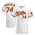 Custom #74 White BAL Baseball Shirt Top