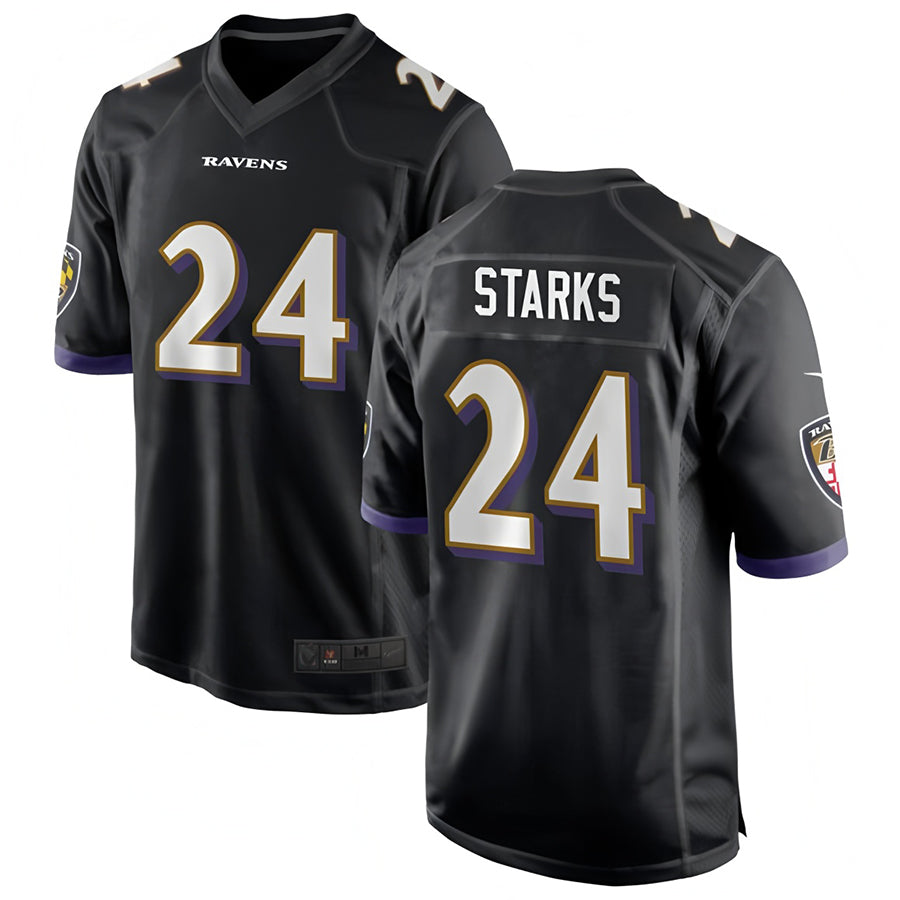 Custom #24 Black BAL Football Shirt Top