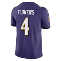Custom #4 Purple BAL Football Shirt Top