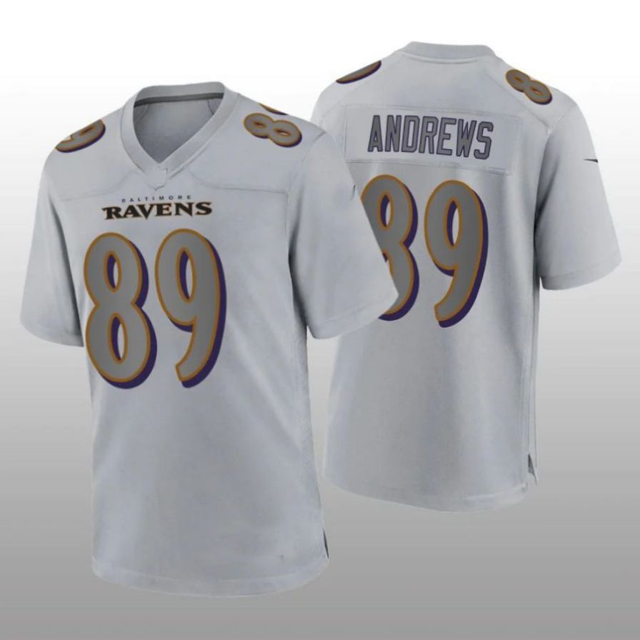 Custom #89 Gray BAL Football Shirt Top