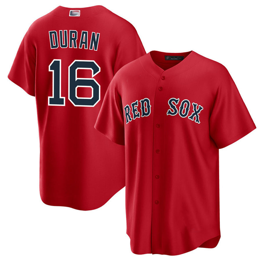 Custom #16 Red BOS Baseball Shirt Top