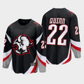 B.Sabres #22 Jack Quinn Player Fan Wear Black Alternate Premium Hockey Jerseys
