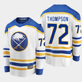 Custom #72 White BUF Hockey Shirt Top