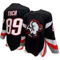 Custom #89 Black BUF Hockey Shirt Top