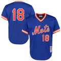 Baseball Jerseys NY.Mets #18 Darryl Strawberry Royal Game Player Jersey