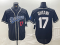 Custom #17 Black LAD Baseball Shirt Top